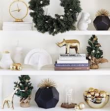 This christmas you can use it for desk décor. Christmas Shelf Ideas Popsugar Home