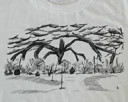 Stranger Things Will S Drawing Of The Shadow Monster T Shirt Inspired By Netflix Stranger Th Stranger Things Poster Stranger Things Stranger Things Halloween