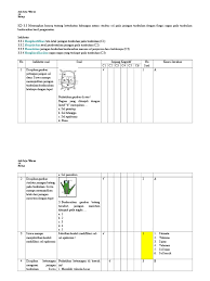 Demikianlah pembahasan 50 contoh soal cpns 2018 seleksi kompetensi bidang (skb) pendidikan beserta kunci jawaban. Tabel Soal Evapros C1 C6 Ardi Setyo W 13327009 6a Biologi