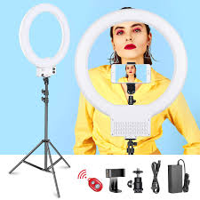 Neewer Neewer 18 Inch White Led Ring Light With Light Stand Lighting Kit Dimmable 42w 3200