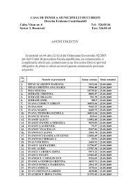 6, sector 3, etajul 6, camera 56. I L Casa De Pensii A Municipiului Bucuresti