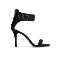 Ankle Strap Zara Black Sandals Zara Heels In 2020 Zara Heels Zara Sandals Zara Shoes