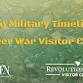 Living Military Timeline at the Rev War Visitor Center