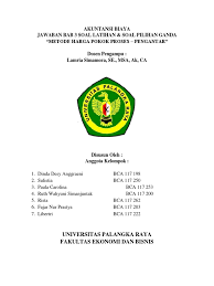 Perusahaan yang melakukan produksi berdasarkan pesanan dengan mengolah bahan baku menjadi produk siap pakai berdasarkan pesanan dari luar atau dari dalam perusahaan berdasarkan tujuan akuntansi biaya yang memiliki beberapa karakteristik. Akuntansi Biaya Bab 3