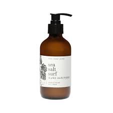 With soap and water and using hand sanitizer. Sea Salt Surf Hand Sanitizer Broken Top Candle Co