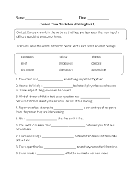 Englishlinx Com Context Clues Worksheets Context Clues Worksheets Text Structure Worksheets Context Clues