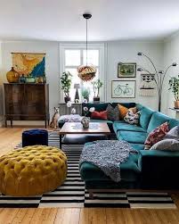 Velvet Fabric In 2020 Colorful Eclectic Living Room Eclectic Living Room Colourful Living Room