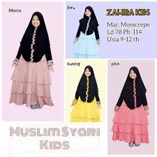 Semoga dengan adanya artikel ini, kalian bisa terinspirasi untuk memberikan nama pada. Priskilla Cell Zahira Kids Bo Kf Umur 9 12 Tahun Free Hijab Khimar Bahan Mosscrepe Baju Muslim Anak Perempuan Gamis Anak Tanggung Gamis Syari Set Anak Model Terbaru 2020 Lazada Indonesia