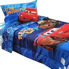 Maybe you would like to learn more about one of these? 4pc Disney Cars Twin Bedding Set Lightning Mcqueen City Limits Comforter And Sheet Set Pricepulse