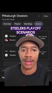 Steelers Win Would Clinch Bears Playoff Spot