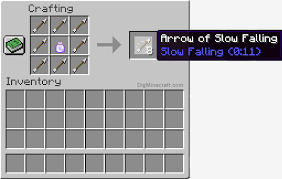 Start date may 2, 2018. How To Make An Arrow Of Slow Falling 0 11 In Minecraft