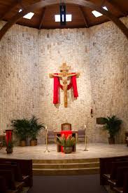 Altar Palm Sunday 2011 St Thomas Aquinas Catholic Church College Station Palm Sunday Decorations Church Decor Church Christmas Decorations