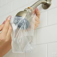 Use This Clever Hack To Clean Your Showerhead Overnight Shower Cleaner How To Clean Chrome Cleaning Shower Head