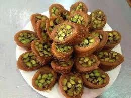 كنافة مبرومة بالفستق الحلبي Food Pistachio Recipes Syrian Food