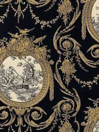 Maybe you would like to learn more about one of these? Carolinablues Gold Toile Wallpaper Toile Wallpaper Black And Gold Wallpaper