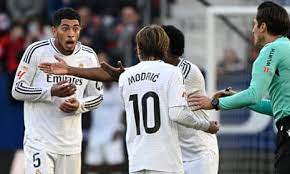 European football: Bellingham says his red card was wrong after Madrid draw  | European club football | The Guardian