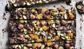 This healthified rocky road doesn't contain any butter, syrup or added sugar. Healthy Rocky Road Recipe Hip Healthy