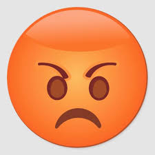 @emojiwrap @worldemojiday @emojiawards @emojipediansfw @emojitracker. Verargertes Wutendes Emoji Runder Aufkleber Zazzle De