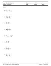 free algebra worksheets printables with answers