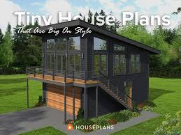 The tiny house movement has been growing fast as homeowners look for ways to declutter or downsize, or simply want to live small. Tiny House Plans That Are Big On Style Houseplans Blog Houseplans Com