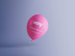 Free Balloon Mockup To Showcases A Floating Balloon With A Highly Realistic Reflective Surface That Brings The Pa Transparent Balloons Balloons Mockup Free Psd