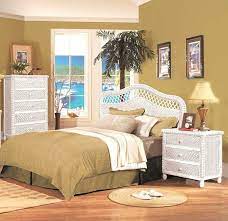 Santa Cruz White Wicker 3 Pc Bedroom Set Model B579 3pc Set Wht By Seawinds Trading White Wicker Bedroom Set White Wicker Bedroom Wicker Bedroom Sets White Wicker Bedroom Furniture
