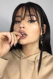 20 Popular Fringe Bangs Hairstyles For Women Lovehairstyles Hair Styles Aesthetic Hair Fringe Bangs Hairstyles