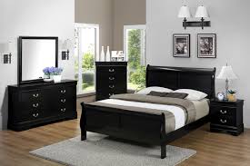 The unique arched design gives the sleigh bed its name. Black King Sleigh Bedroom Set My Furniture Place
