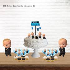 Veja mais ideias sobre poderoso chefão, aniversário do chefe, primeiro aniversário do bebê. Kit Festa Mesversario O Poderoso Chefinho Pic Art Personalizados