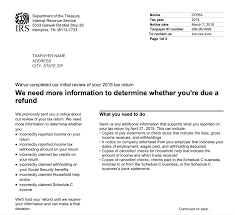 The notice may inform you about changes to your account, or it may simply ask for additional. What Is A Cp05 Letter From The Irs And What Should I Do