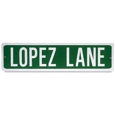 We are a custom street sign manufacturer for decorative or department of transportation on a small or large scale for any commercial or residential project. Indoor Outdoor Street Classic Metal Sign Walmart Com Walmart Com