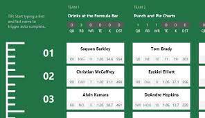 Fantasy Football Cheat Sheet Draft Template For 2019 Thewindowsupdate Com