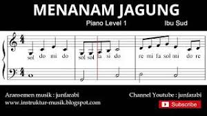 Maybe you would like to learn more about one of these? Not Balok Menanam Jagung Tutorial Piano Grade 1 Notasi Lagu Anak Doremi Solmisasi Youtube