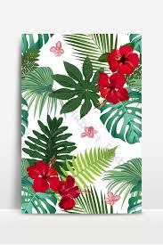 Use this block to make a single block project such as a bag, mug mat, or pillow. Seamless Vector Pattern Tropical Leaves With Red Hibiscus Flower And Pink Orchid On White Backgrounds Eps Free Download Pikbest