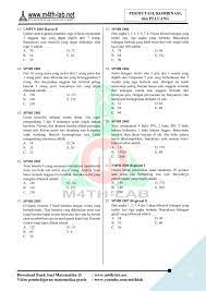 Bilangan bulat enam angka yang lebih kecil daripada 200.000 dan dapat dibentuk dari semua angka 1, 2, 4, 5, dan 6 dengan angka 1 muncul tepat dua kali ada sebanyak… a. Bab 17 Peluang Pages 1 5 Flip Pdf Download Fliphtml5