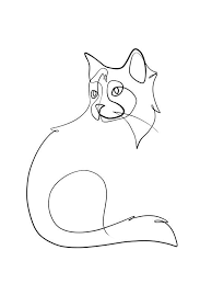 Custom Cat Portrait One Line Drawing Minimal Cat Line Art Custom Cat Gift Cat Art Personalized Cat Art Bespoke Cat Art Single Line Custom Cat Portrait Line Art Drawings Cat Tattoo