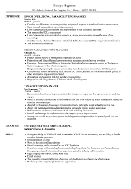 Civil engineering cvs are often on the more conservative side of things. Tax Accounting Manager Resume Samples Velvet Jobs