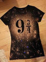 Diy Bleached Shirt Just Make A Stencil And Spray With Bleach Sooo Glad I Did This One Bleach Shirt Diy Bleach Shirts Crafting Shirts
