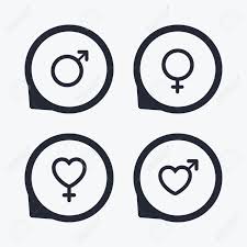 Mannliche Und Weibliche Geschlecht Symbole Mann Und Frau Zeichen Mit Herzen Symbole Flache Symbol Zeiger Lizenzfrei Nutzbare Vektorgrafiken Clip Arts Illustrationen Image 49351415