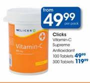 Search by name or medical condition. Special Clicks Vitamin C Supreme Antioxidant Tablets 100 S Www Guzzle Co Za