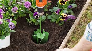 How to prevent garden lizards from digging holes in my yard. Don T Dig Holes In The Garden Drill Them Youtube