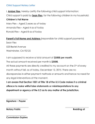 The cover letter could consist of information that would run out location on the resume. 20 Sample Notarized Letters And Templates Writing Tips