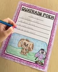 Quatrain Poem Poetry Unit Writing Poetry Poetry Unit Dog Poems