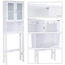 Cabinetry is one of the most important elements in your bathroom, so it's important that you choose wisely. Buy Waterjoy Home Bathroom Shelf Over The Toilet Bathroom Storage Cabinet Organizer Bathroom Spacesaver Upgraded Size Frosted Glass Online In Indonesia B08zyvsryg