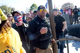 Henry enrique tarrio, leader of the proud boys, in miami on july 16, 2021. Judge Bans Proud Boys Leader From Washington D C After Arrest