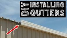 Installing Gutters on a Metal Roof: Step-by-Step Guide - YouTube