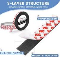 Amazon.com : RIHEGIANT Flexible Rubber Magnet Strips with 3M ...