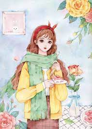 少女们呀 官官an 插画师作品 涂鸦王国gracg com anime art beautiful illustration art girl cartoon art styles