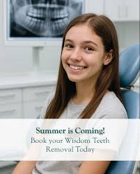 Summer is almost here, and it's the perfect time to get your wisdom teeth  removed! Why? ✔️ Extra time to heal ✔️ No school or sports disruptions ✔️  Prevent dental issues before