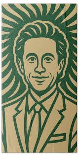 George Costanza Bath Towels for Sale